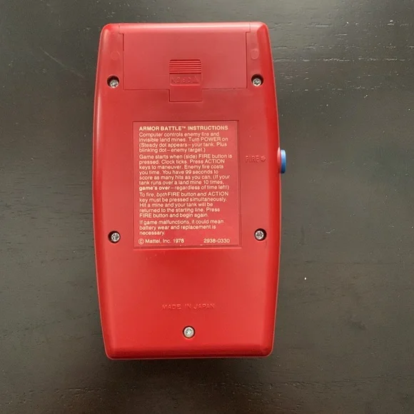 Vintage Mattel Electronics Handheld Armor Battle -1978 - Picture 2 of 3